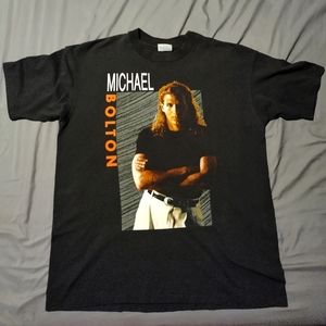 Michael Bolton Soul Provider single stitch 1990 tour shirt Mens XL